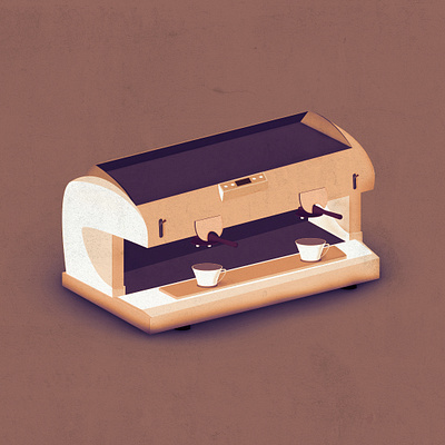 For the love of coffee adobe illustrator adobe photoshop illustration art art of the day caf coffee coffee machine design for the love of coffee graphic design illustration vector