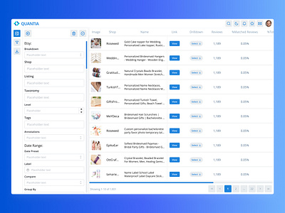 Market Product Analyzer | SaaS UX UI (Light Mode) app design figma saas ui ux