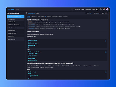 Dev Tool / Coding App (Dark Mode) app design figma saas ui ux