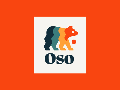 Oso Supply Branding animal bear branding climbing color gear hiking nature outdoor outdoor gear outdoors