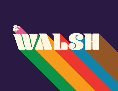 Tribute to Jessica Walsh, former partner of Sagmeister & Walsh design graphic design illustration jessica walsh logo sagmeister walsh typography vector walsh