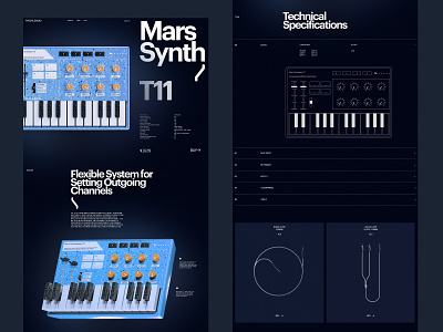Musical Instruments Website 3d design design studio interface ui ux