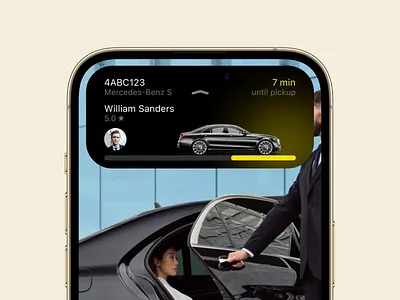 Dynamic Island for Yandex Taxi animation app apple countdown counter dynamic island interaction ios 16 motion progress taxi toast ui ux widget yandex