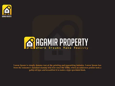 Property Company Logo branding design graphic design illustration illustrator logo typography vector