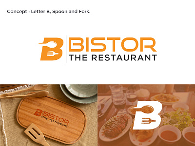 BISTOR RESTAURANT LOGO 3d app logo b logo best logo brand identity branding corporate logo creative customs design ecommerce logo food letterlogo logo logo design logomark logos modern logo restaurant restaurant logo