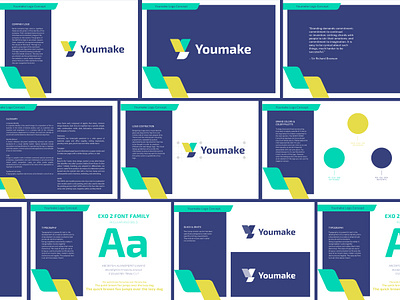 Youmake visual identity art direction brand brand identity branding branding and identity corporate identity creative logo flat icon identidade visual identity logo logo designer logodesign logos logotipo logotype minimal modern logo visual identity