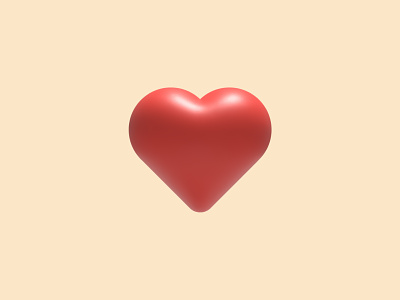 Heart Beat 3d Icon 3d adobe aftereffects animation design flat graphic design heart icon illustration minimal motion graphics ui uidesign