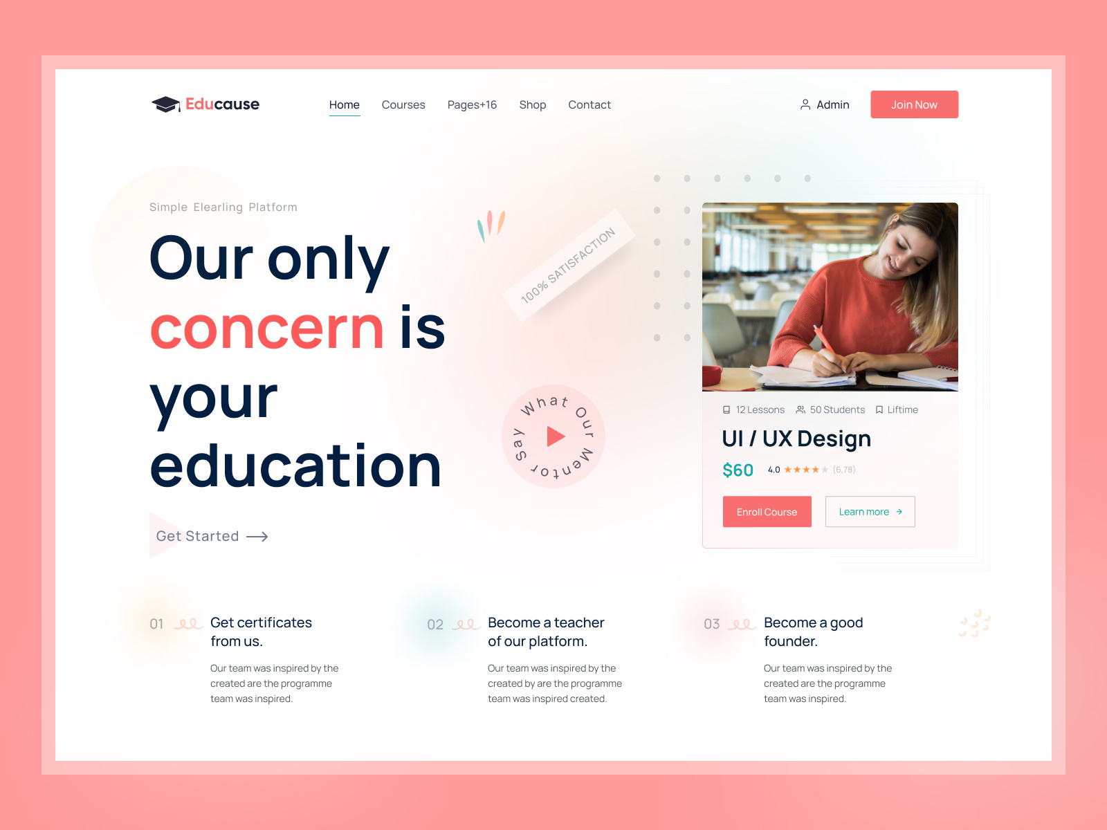 Example of Website Design  For Any Industries 