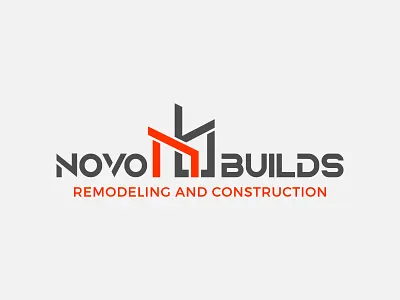 Novo Builds Logo branding businesslogo creativelogo design graphic design houselogo icon identitydesign illustration letterlogo logo logo design logodesigner logotype professionallogo ui ux vector