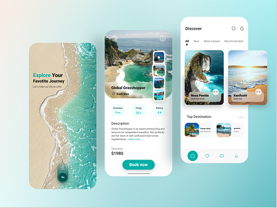 Travel app android design app design booking app dstination explore flight app ios design mobile app modern travel travel agency travel app traveling trip ui ui design uiux ux ux design vacation