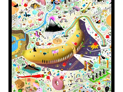 Assets illustration. isometric