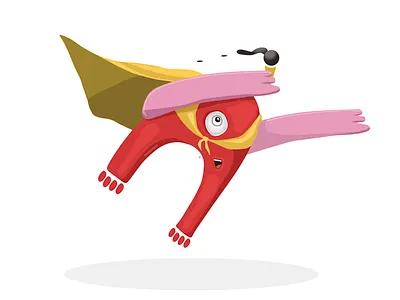 We Admire Dude dude ice cream illustration superhero