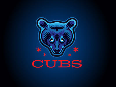 Chicago Cubs baseball branding chicago chicago cubs cubbies cubs design graphic design illustration illustrator logo mlb sports logo vector wrigley field