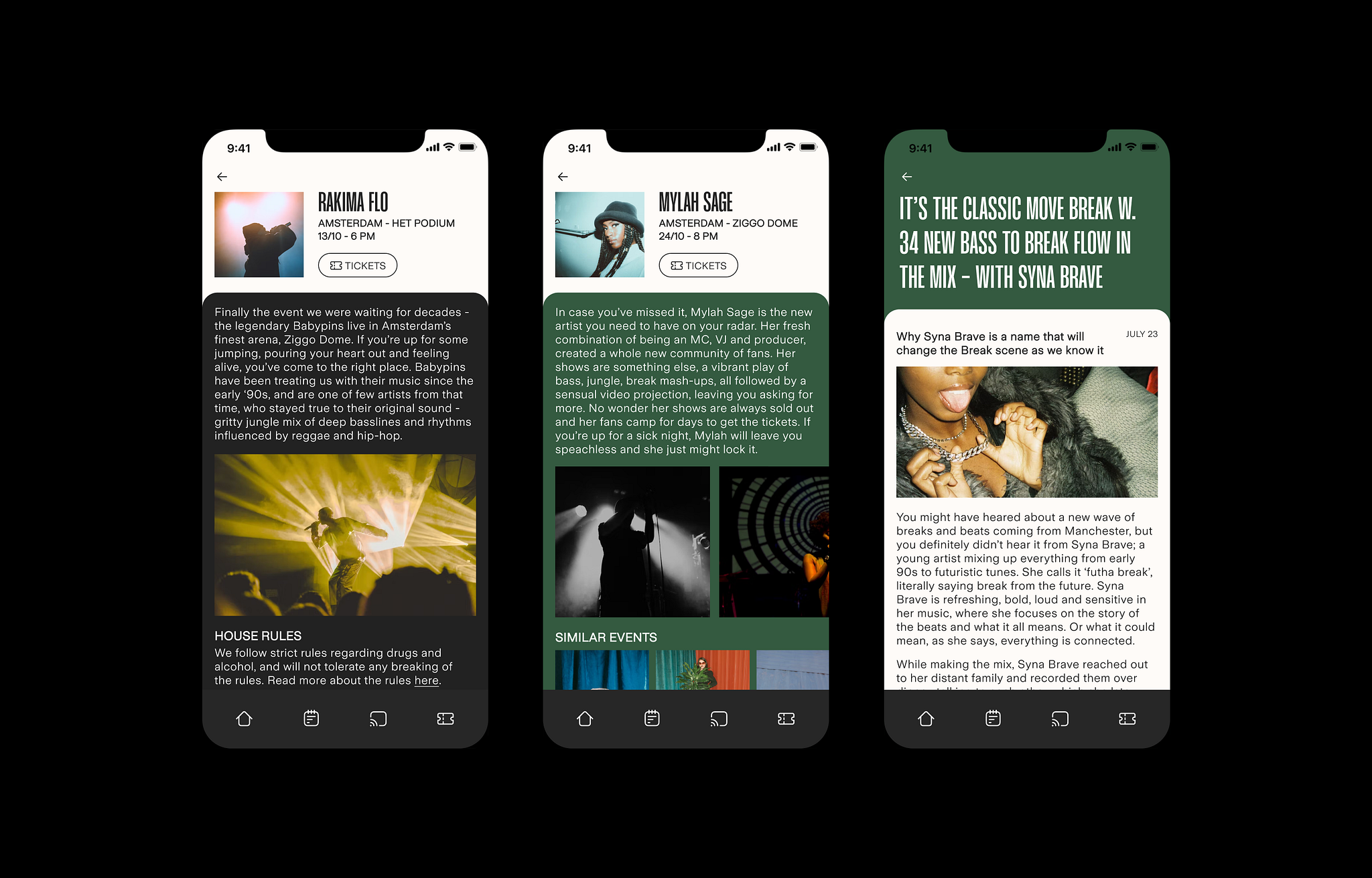 App Layout design by Mala Creative on Dribbble