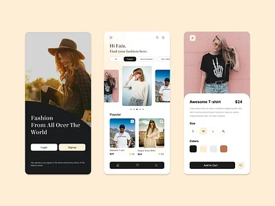 Fashion Clothing App app clothing app clothing brand design ecommerce ecommerce app fashion app fashion brand fashion clothing app fashion mobile app mobile app retail shoppping app ui ui design ux ux design