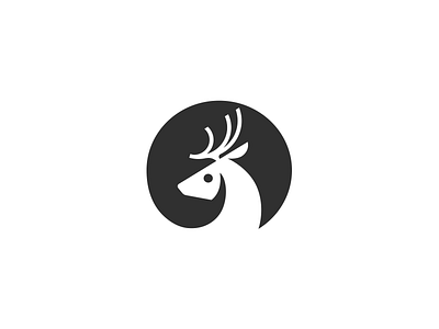 Deer animal brand branding deer design elegant illustration logo logotype mark minimalism minimalistic modern sign vector wild
