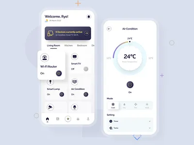 Smarthome Mobile App animation app branding clean design graphic design home illustration inspirations iot logo minimal mobile motion graphics shot smart ui ux visual web