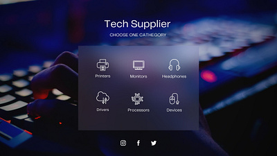 TECH STORE SERVICES PAGE branding graphic design ui