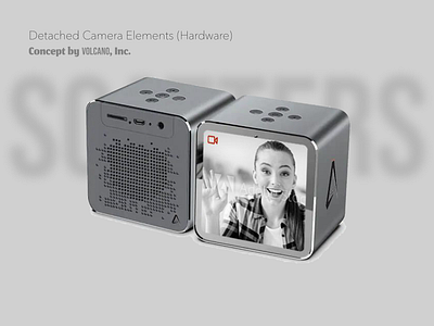 Scatters - from Volcano, Inc. - A Concept of Detached Cameras. around camera concept hardware meeting real life sajithamma surround ux volcano zoom