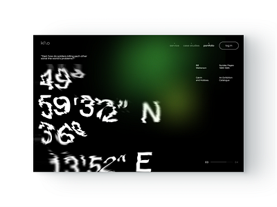 fluid | landing black blur design fluid grunge landing landing page neon neon blur text texture ui water webdesign website