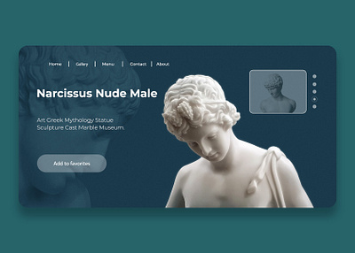 Greek mythology branding graphic design ui
