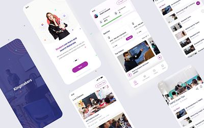 Online Learning App academy android design ios learning mobileapp student ui ux