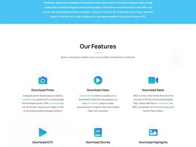 InstaMedia - Download From Instagram tool