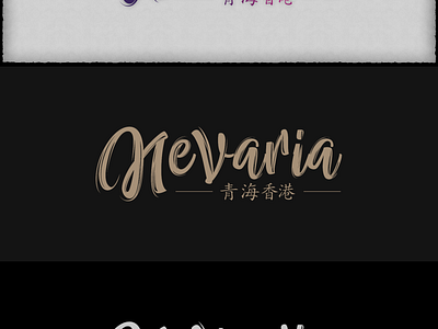 Nevaria - Logotype brand branding design game logo logotype mark metin2 rpg typo typography