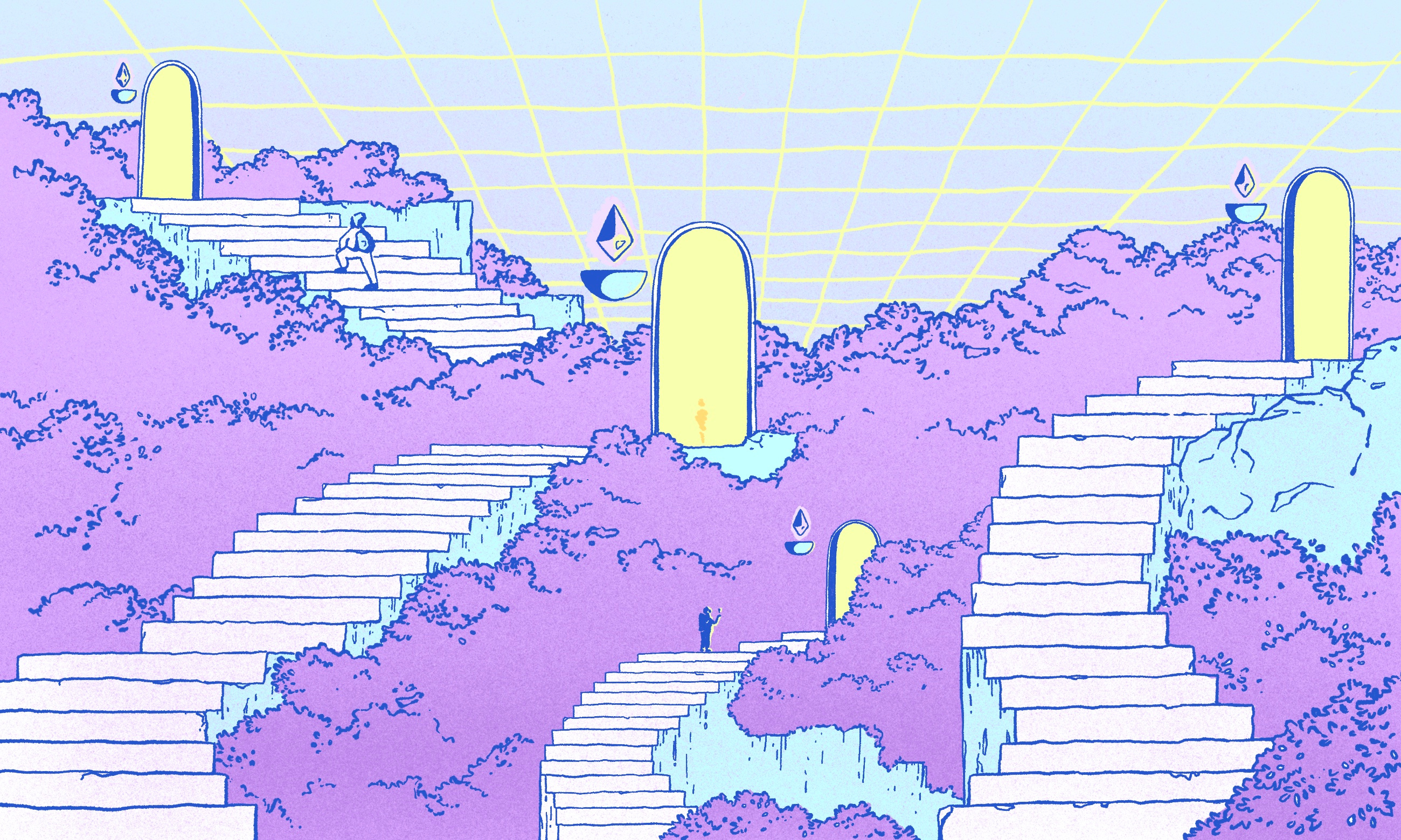 Example of Ethereum exploration illustration