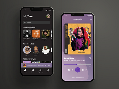 Daily UI — 009 branding dailyui dailyuichallenge design mobile app mobile app design musicplayer ui uichallenge uxui