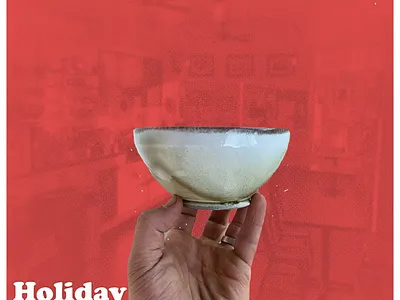 Holiday Pottery Sale branding graphic design illustration