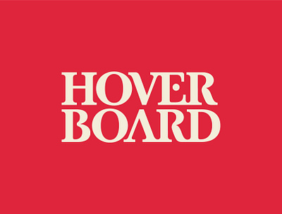 Hoverboard branding design fictional graphic design logo rebrand vector