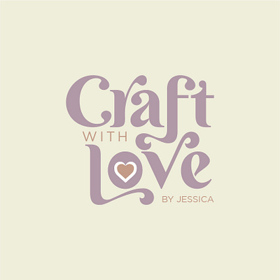 Craft with Love Branding branding design fun icon illustration logo purple travel