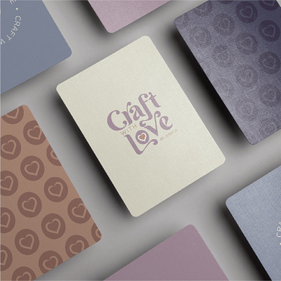 Craft with Love - Branding branding design fun icon illustration import logo purple travel