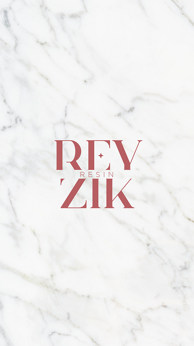 Reyzik Rezin Branding branding design elegance fun illustration logo pink vector