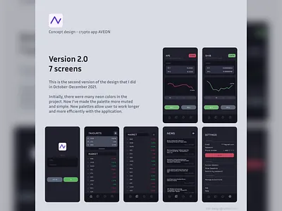 Crypto app concept (3/3) app app concept app design crypto design figma ui ux uxui