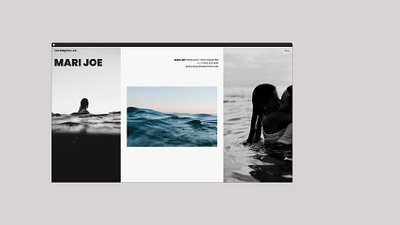 Harnington Co. Webdesign & Webdevelopment agency animation branding combine design ocean photographer photography sans serif sea serif ui webdesign