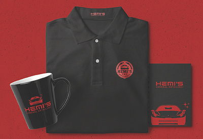 Hemi's General Detailing brand identity business cars detailing graphic design logo logo design typography vector