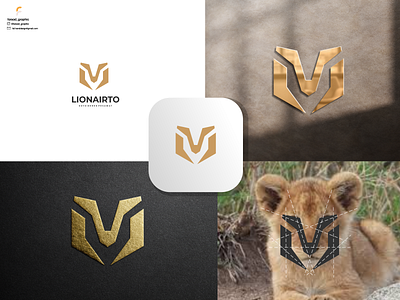 Lionairto logo branding corporate branding design graphic design illustration logo logodesign vector