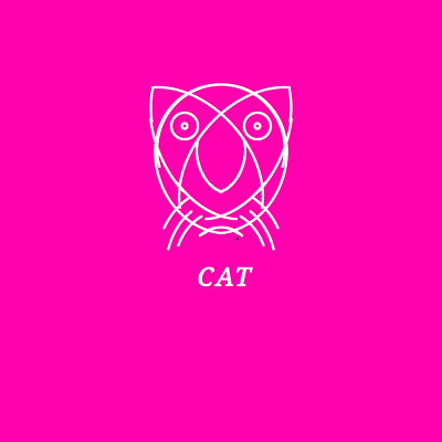 cat logo 3d animation branding design drawing graphic design illustration logo motion graphics typography ui ux vector