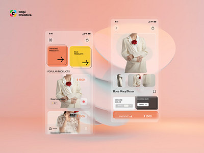 E- commerce Mobile App Concept app capi clean creative design dropshipping ecom ecommerce graphic logistic logistics mobile mobileapp shop shoptify store ui web