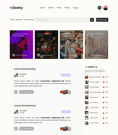 Forum For A Gaming Website News discussion figma forum ui ux