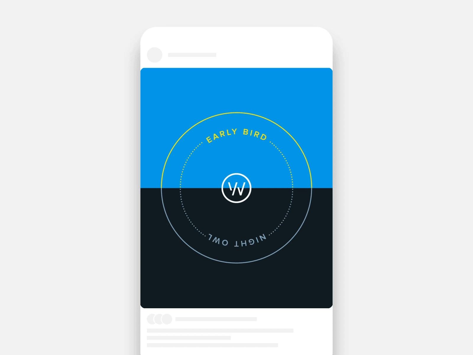 Early Bird, or Night Owl? animation design graphic design motion graphics