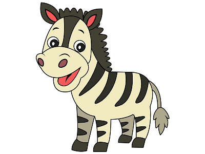 Baby Zebra design graphic design illustration logo vector