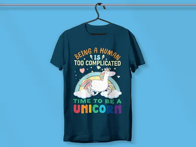 Unicorn T-shirt design t shirt for print