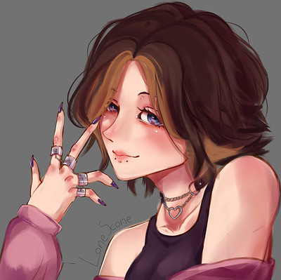 egirl design digital graphic design illustration