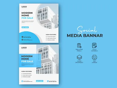 Real Estate Social Media Post Design graphic design home sale bannar instagram post real estate bannar social media bannar twitter post