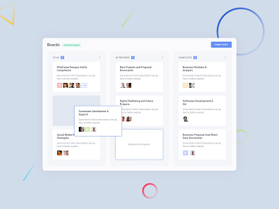 Kanban - Project Boards app dashboard design graph task ui ux ux design web application