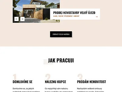 Real estate broker website design ui web webdesign website
