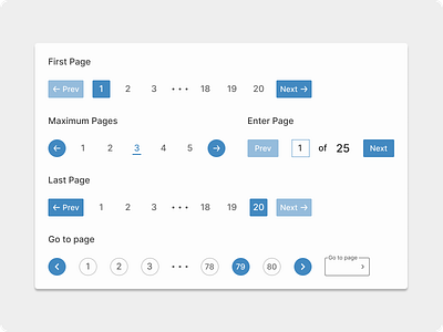 Pagination challenge dailyui design figma figmadesign pagination productdesign ui uidesign uidesigner visual